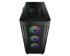 Cougar Duoface Pro ohišje, RGB, črna (CGR-DUOFACE PRO RGB)