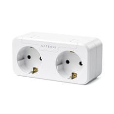 Satechi Dual Smart Outlet dvojna pametna Wi-Fi 2.4 GHz vtičnica (ST-HK20AW-EU)