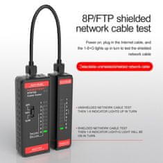 Habotest HT812A UTP tester omrežnih kablov RJ45/RJ14/RJ12/RJ9