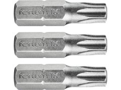 Fortum TORX konica, nastavljeno 3ks, T 30x25mm, S2