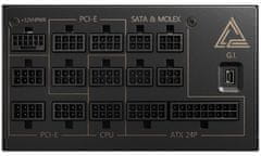 MSI napajalnik MEG Ai1300P PCIE5/ 1300W/ ATX3.0/ akt. PFC/ 10 let garancije/ 120 mm ventilator/ popolnoma modularen/ 80PLUS Platinum