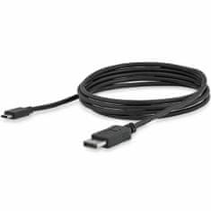 NEW Adapter USB C v DisplayPort Startech CDP2DPMM6B (1,8 m) Črna