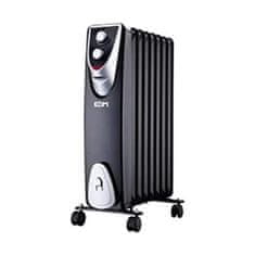 Edm Radiator EDM Black Edition Black/Grey 1500 W