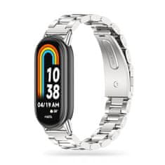 Tech-protect Stainless pašček za Xiaomi Smart Band 8 / 9, silver