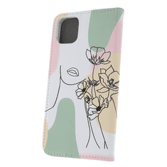 Onasi Smart Art Flower ovitek za Xiaomi Redmi Note 11 4G / 11s 4G, preklopni