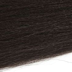 Mormark Podaljški za lase v obliki kitk, Lasni podaljški, Lasje za kite (Črna, 65 cm) | BRAIDELLA