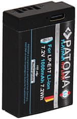 PATONA baterija za Canon LP-E17 1000mAh Li-Ion Platinum USB-C polnjenje