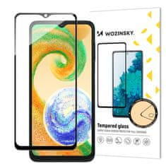 slomart wozinsky polno lepilo kaljeno steklo samsung galaxy a04s 9h kaljeno steklo za celoten zaslon s črnim okvirjem