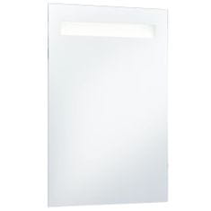 Vidaxl Kopalniško LED stensko ogledalo 60x100 cm