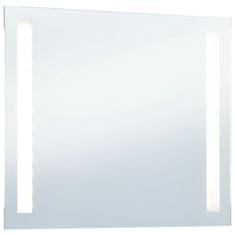 Vidaxl Kopalniško LED stensko ogledalo 80x60 cm