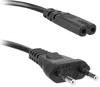 Ekon napajalni kabel, Euro, 1,5m, črn (ECAPOWERIT15)
