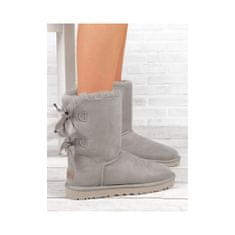 Ugg Australia Škornji siva 41 EU Bailey Bow II