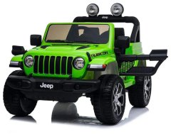 BabyCAR 12V Jeep WRANGLER RUBICON zelen- otroški električni avto