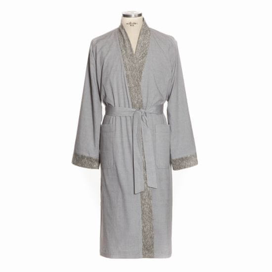 Möve Kopalni plašč CHARCOAL kimono, siv, XL +