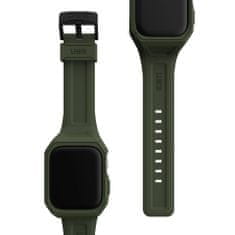 UAG Zaščitni pokrov in pas za pametno uro Scout+, olivni, Apple Watch 8/7 45 mm