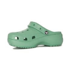 Crocs Cokle zelena 39 EU Classic Platform Clog