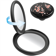 PopSockets PopTop Gen.2, PopMirror Pink Blossom, z ogledalom, zamenljivim vrhom