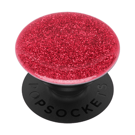 PopSockets PopGrip Gen.2, Glitter Red, rdeče bleščice v smoli