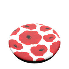 PopSockets PopTop Gen.2, Scandi Poppies, rdeči maki, zamenljiv vrh