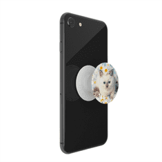 PopSockets PopTop Gen.2, Purr-fect Flower, mačica v marjeticah, zamenljiv vrh