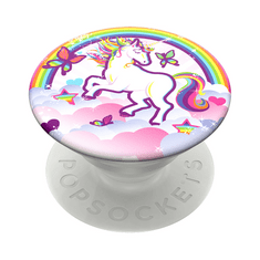 PopSockets PopTop Gen.2, Over The Rainbow, enorožec z mavrico, zamenljiv vrh