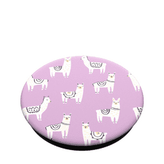 PopSockets PopTop Gen.2, Lotsa Llama, lame na rožnatem ozadju, zamenljiv vrh