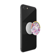 PopSockets PopTop Gen.2, Over The Rainbow, enorožec z mavrico, zamenljiv vrh