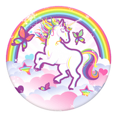 PopSockets PopTop Gen.2, Over The Rainbow, enorožec z mavrico, zamenljiv vrh