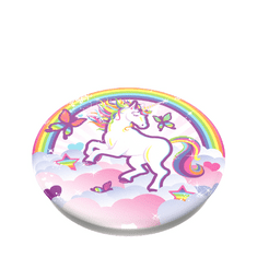 PopSockets PopTop Gen.2, Over The Rainbow, enorožec z mavrico, zamenljiv vrh