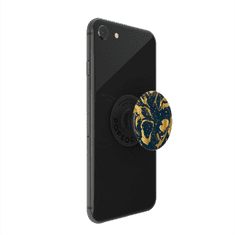 PopSockets PopTop Gen.2, Gilded Swirl, zlata spirala na črni podlagi, zamenljiv vrh