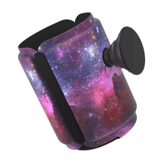 PopSockets PopThirst, držalo za pločevinke/kontejner, z vgrajenim ročajem PopGrip Gen. 2, Blue Nebula