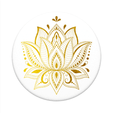 PopSockets PopTop Gen.2, Golden Prana, zlata mandala, zamenljiv vrh