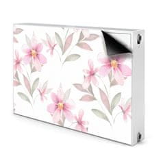 tulup.si Pokrov za radiator PVC Roza cvetje 90x60 cm