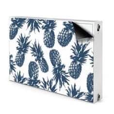 tulup.si Pokrov za radiator PVC Sivi ananas 90x60 cm