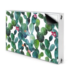 tulup.si Pokrov za radiator PVC Kaktusi s cvetovi 90x60 cm