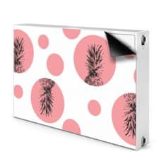 tulup.si Pokrov za radiator PVC Roza ananas 90x60 cm