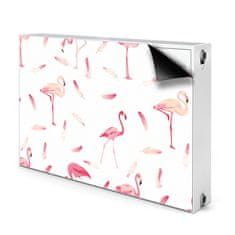 tulup.si Pokrov za radiator PVC Flamingična jata 90x60 cm