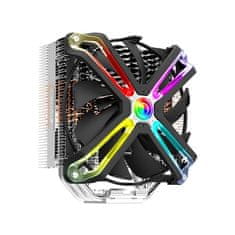 Zalman Zalmanov procesorski hladilnik CNPS17X / 140 mm ventilator RGB / toplotna cev / PWM / višina 160 mm / za AMD in Intel