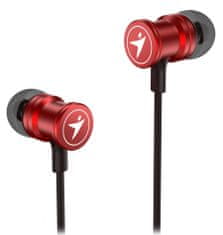 Genius slušalke HS-M316 METALLIC RED/ rdeče/ 4-pinski 3,5 mm priključek