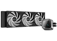 DEEPCOOL Vodni hladilnik LS720 / 3x120 mm ventilator / ARGB / Intel in AMD