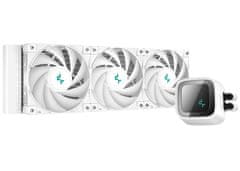 DEEPCOOL Vodni hladilnik LS720 / 3x120 mm ventilator / ARGB / Intel in AMD / bela