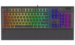 Endorfy gaming tipkovnica Omnis Pudd.Kailh RD RGB /USB/ rdeče stikalo / žična / mehanska / ameriška postavitev / črna RGB