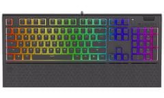 Endorfy gaming tipkovnica Omnis Pudd.Kailh BL RGB /USB/ modro stikalo / žična / mehanska / ameriška postavitev / črna RGB