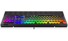 Endorfy gaming tipkovnica Omnis Pudd.Kailh RD RGB /USB/ rdeče stikalo / žična / mehanska / ameriška postavitev / črna RGB