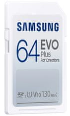 Samsung EVO Plus SDXC 64GB / CL 10 UHS-I U1 / V10