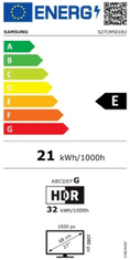 Samsung Smart S27CM501EU monitor, 27, FHD, bel (LS27CM501EUXDU)