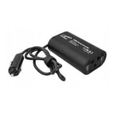 LTC Pretvornik iz 12V v 230V 150W + 2xUSB 2.4A