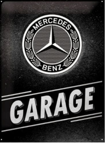 NOSTALGIC-ART Okrasna tabla Mercedes-benz garage