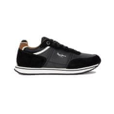 Pepe Jeans Čevlji črna 44 EU Tour Classic 22 Black