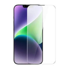 slomart Baseus kaljeno steklo za iphone 14 plus / 13 pro max s celotnim zaslonom in 0,4 mm pokrovom za zvočnik + montažni komplet